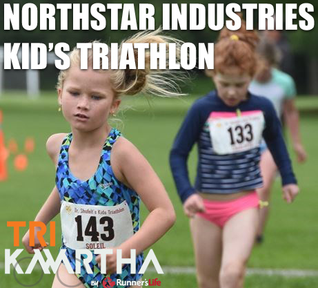 Kids lake triathlon